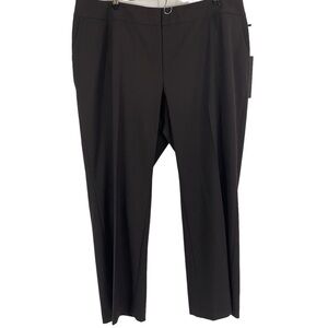 Semantiks Womens Dress Pants Size Petite Plus 20WP Wide Leg Office Capsule Brown